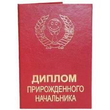 Диплом прирожденного начальника