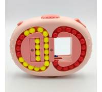 Головоломка овальная с цветными шариками Puzzie Toy