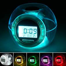Часы Будильник 6 Nature Sound Clock 7 цветов свечения