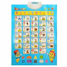 Интерактивный плакат "Букварик" укр.