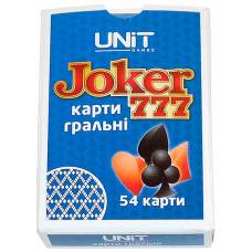 Карты игральные "JOKER 777"