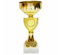 Кубок в форме золотой чаши  16cм