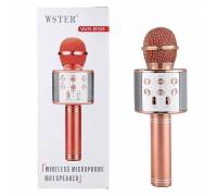 Микрофон-караоке Wster WS-858 AUX/5Вт/SD