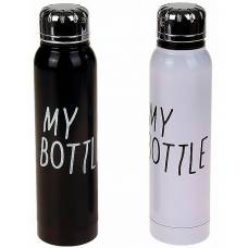Термос My Bottle черный и белый