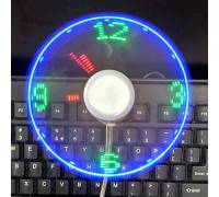 USB Вентилятор с LED часами