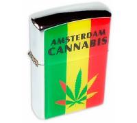 Зажигалка бензиновая Cannabis