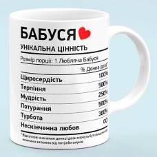 Чашка "Бабушка"