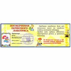 Удостоверение почетного лоботряса